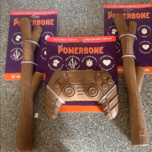 Powerbone Other - Power bone ultimate chew toy stick durable bamboo lots of three dog toy